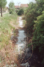 Szentetornyai oldalg csatorna, levezeti a Kerek-t vizt - 1992
