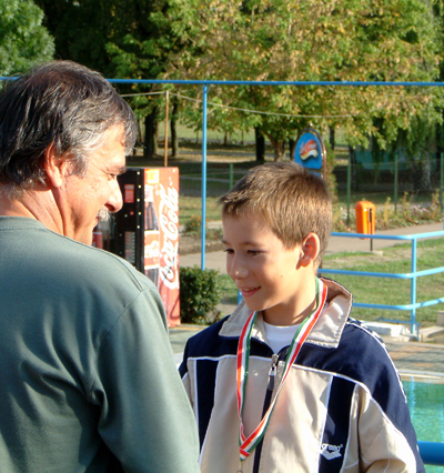 Úszóverseny Gyopároson (2003.09.15.)