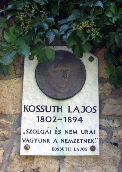 Rkczi-vr Kossuth Lajos emlktblja